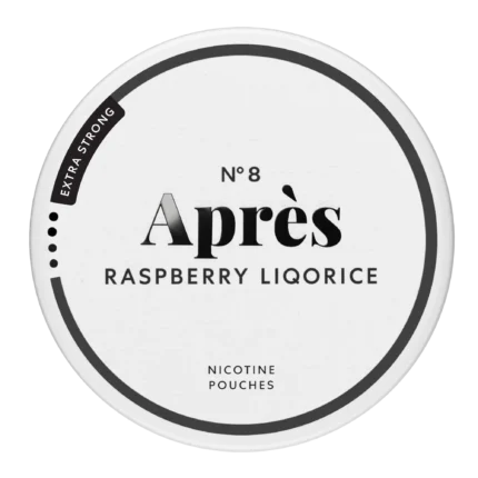 N°8 Raspberry Liquorice – Extra stark | 15 mg